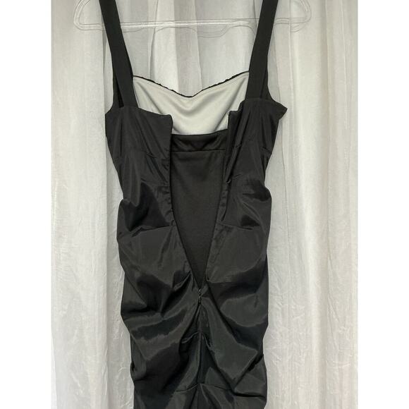 VTG Cache Y2K Romantic Strapless Ruched Mermaid Maxi Gown 6 GlamnGala Milkmaid - Picture 7 of 11